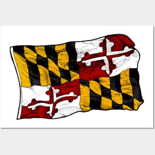 Maryland Flag Posters and Art